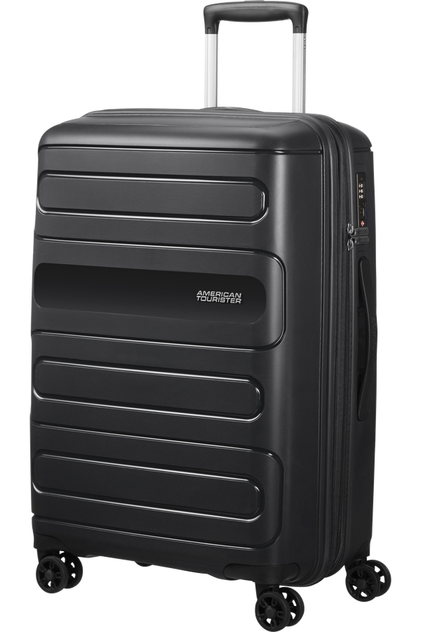 American Tourister Sunside Spinner Expandable 68cm  Czarny