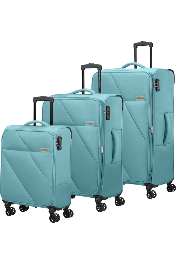 American Tourister Sun Break 3 PC SET A  Niebieski