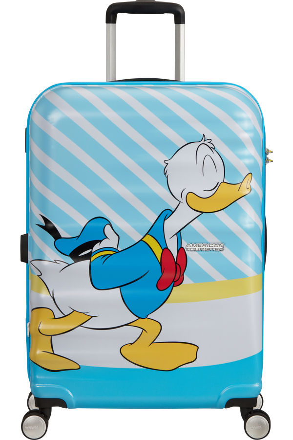 American Tourister Wavebreaker Disney Spinner 67cm  Donald Blue Kiss