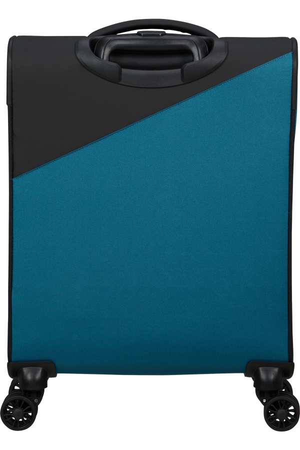 American Tourister Daring Dash Spinner Expandable TSA S  Czarny/Niebieski