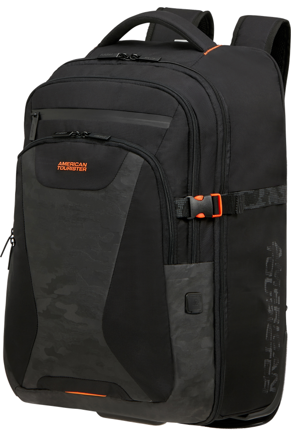 American Tourister At Work Laptop Backpack with Wheels Camo 15.6'  Czarny