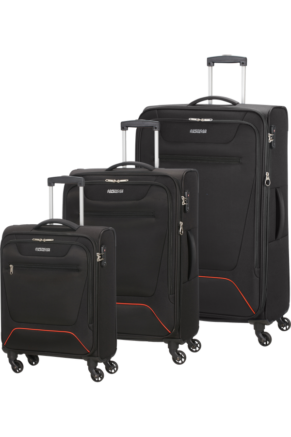 American Tourister Hyperbreez 3 pc Set A  Czarny