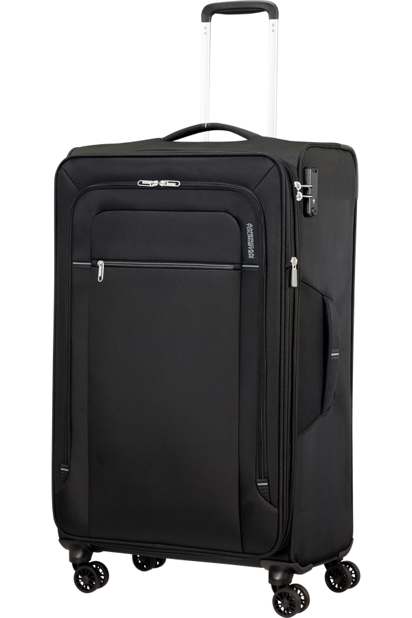 American Tourister Crosstrack Spinner Expandable 79cm  Czarny/Szary