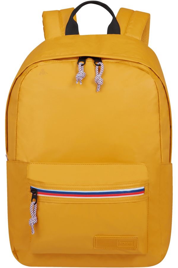 American Tourister Upbeat Pro Backpack Zip Coated Żółty