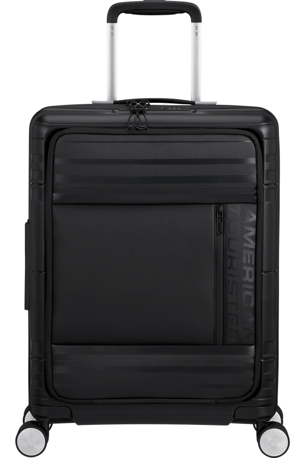American Tourister Hello Cabin Spinner TSA Coated 55cm  Onyx Black