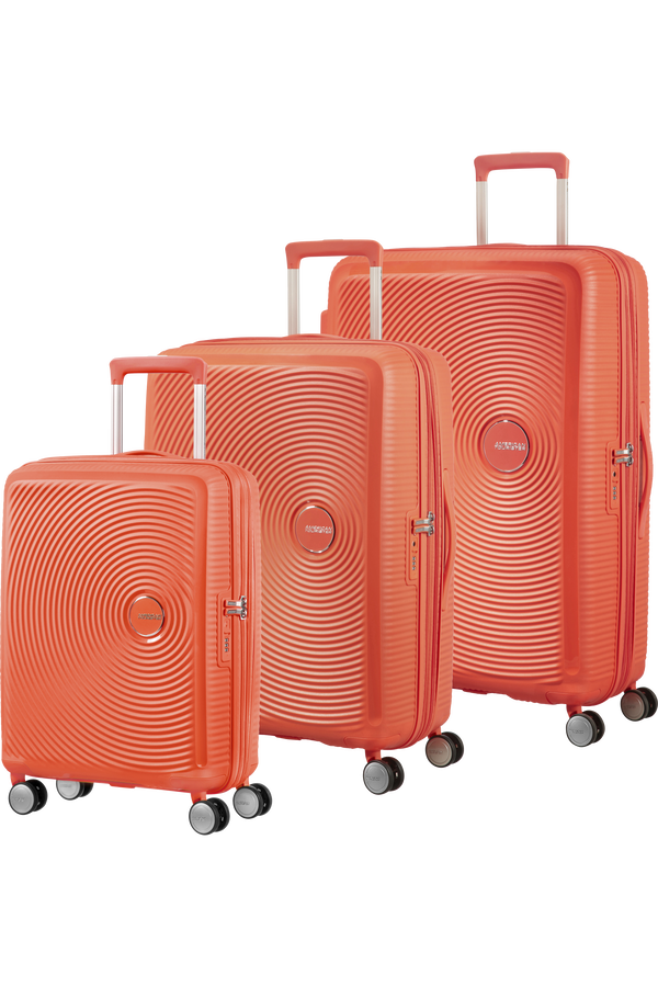 American Tourister Soundbox 3 PC Set A  Spicy Peach