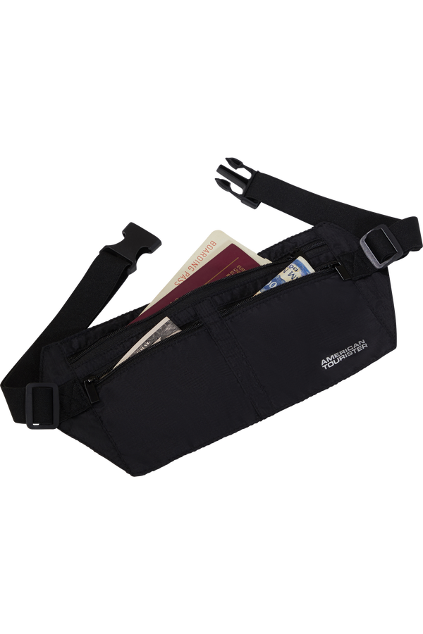 American Tourister American Tourist. Ta RFID Money Belt Bag  Czarny