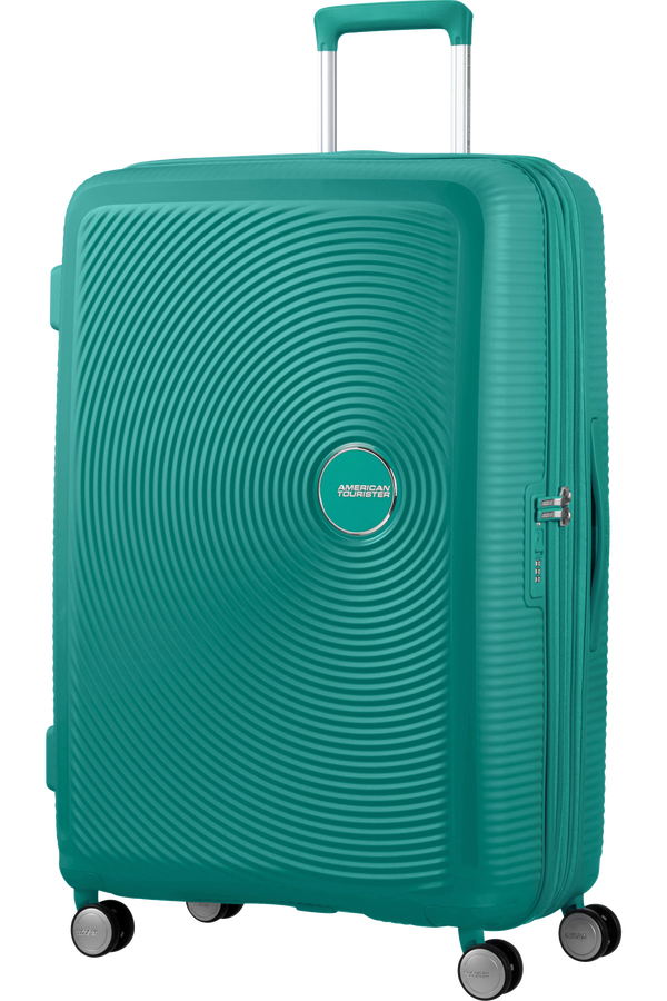 American Tourister Soundbox Spinner TSA Expandable 77cm  Forest Green