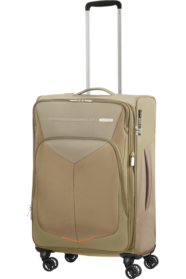 American Tourister Summerfunk Spinner Exp TSA 67cm  Beige American Tourister Summerfunk Spinner Exp TSA 67cm  Beige