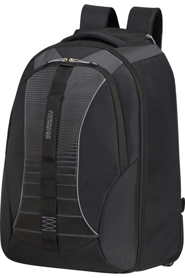 American Tourister Fast Route Laptop Backpack with Wheels Sporty 15.6'  Czarny/Szary