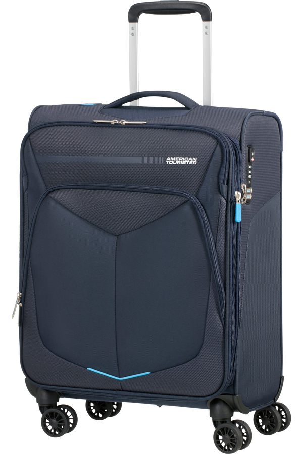 American Tourister Summerfunk Spinner Exp TSA 55cm  Navy