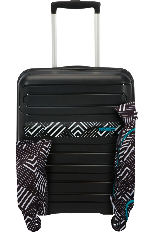 American Tourister Sunside 3 Pc Set C  Czarny
