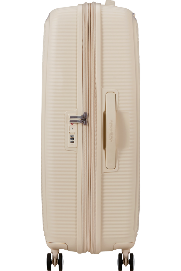 American Tourister SoundBox Spinner TSA Expandable 77cm  Coconut Sand