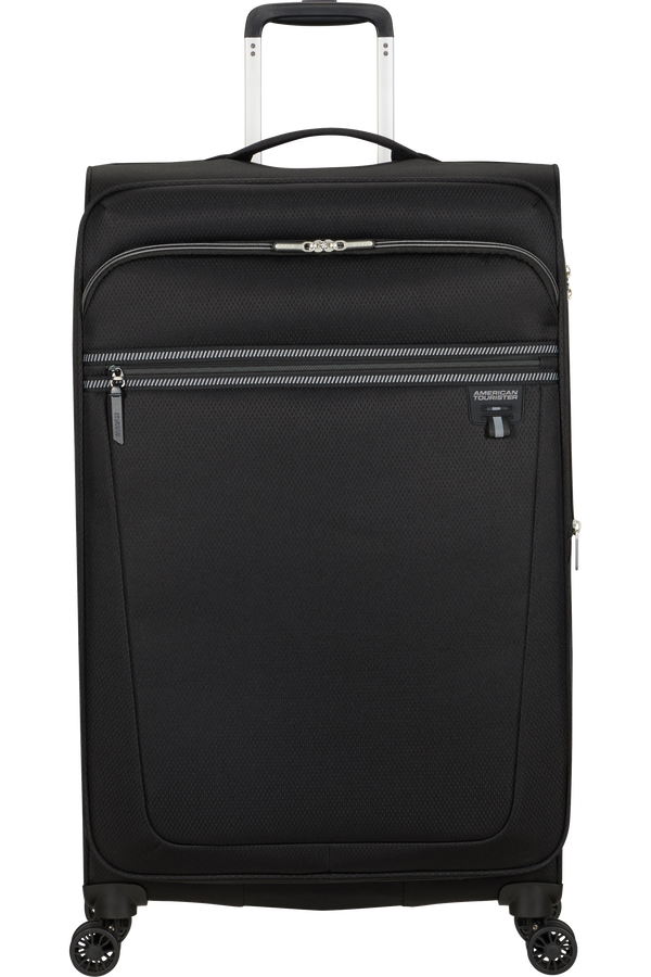 American Tourister Aerospin Spinner Expandable L  Czarny