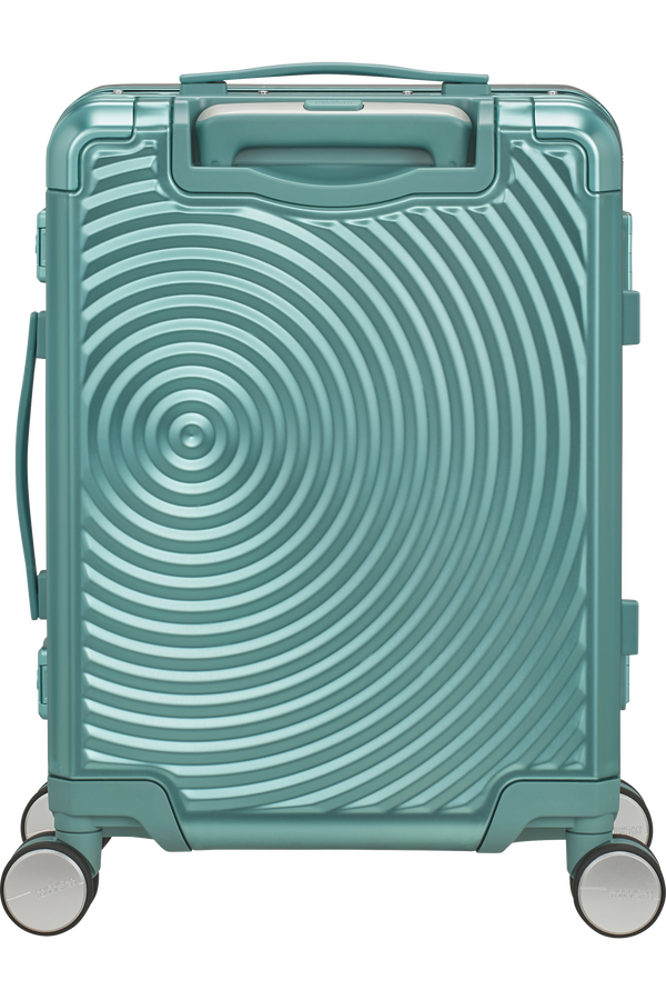 American Tourister Soundbox Alu Spinner TSA 55cm  Dusty Turquoise