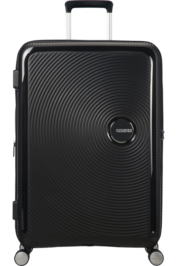 American Tourister Soundbox Spinner poszerzany 77cm Bass Black