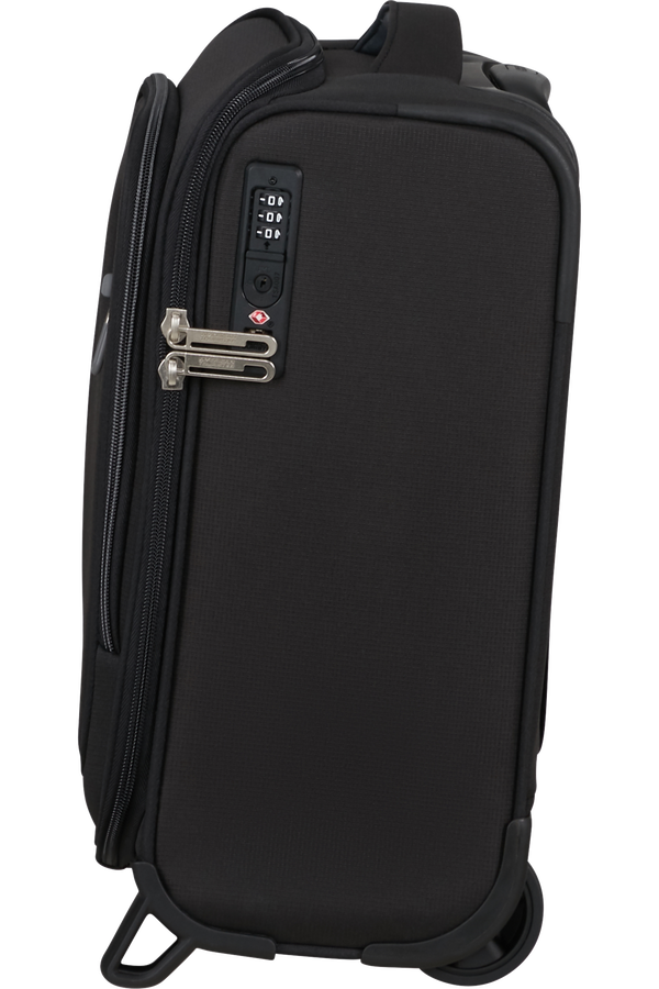 Cloudrider S/M Walizka na 2 kołach | American Tourister Cloudrider Upright Underseater Tsa  Jet Black