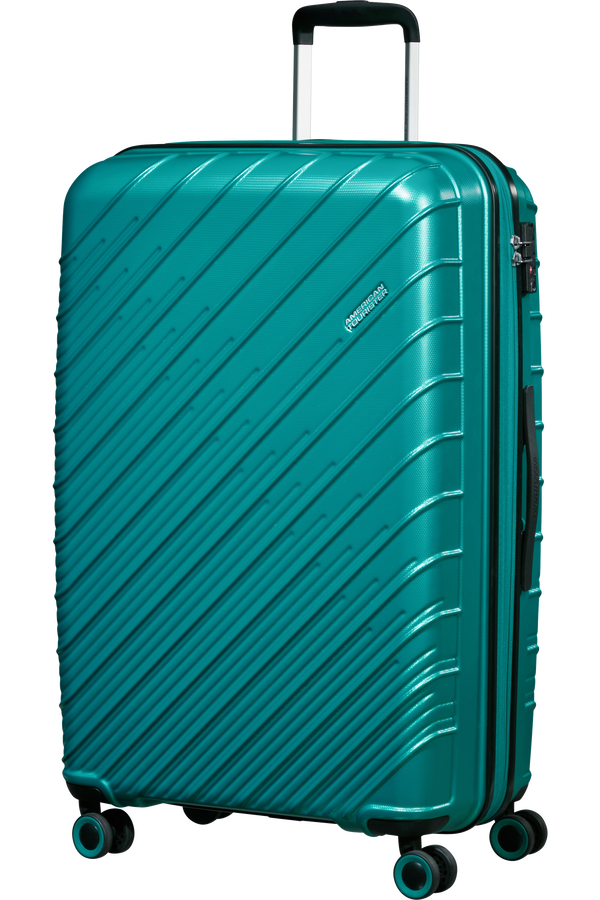 American Tourister Speedstar Spinner 77/28 Exp Tsa  Deep Turquoise