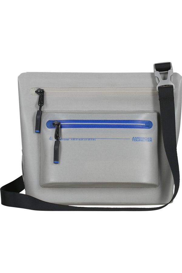 Colourdry M Torba na ramię | American Tourister Colourdry Shoulder Bag M  Glacial Silver