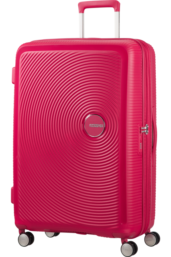 American Tourister Soundbox Spinner poszerzany 77cm Lightning Pink
