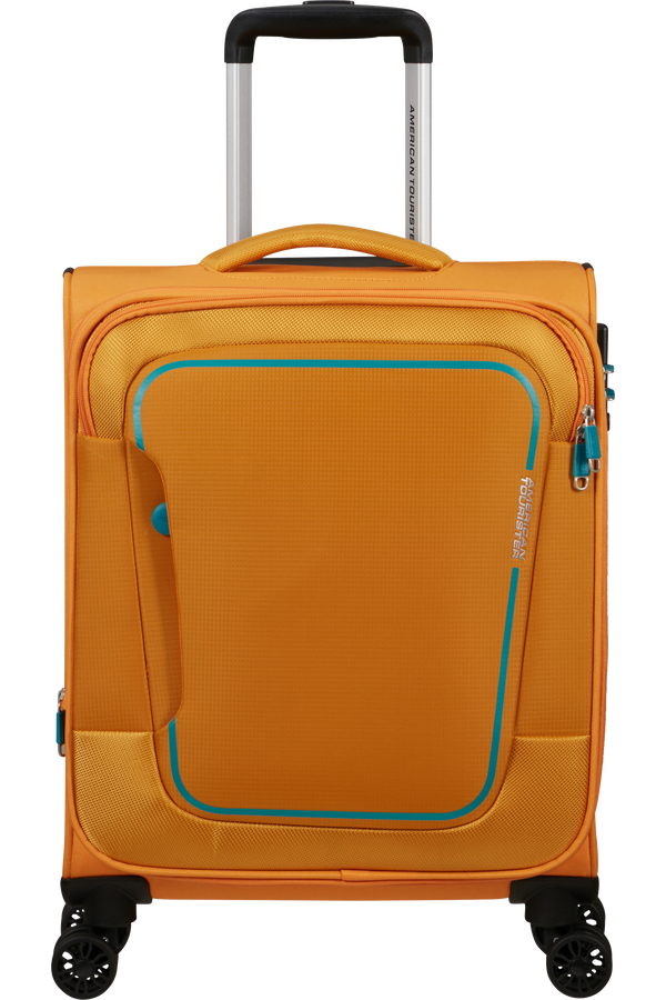 American Tourister Pulsonic Spinner Expandable 55cm  Sunset Yellow