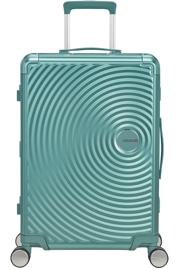 American Tourister Soundbox Alu Spinner TSA 68cm Dusty Turquoise