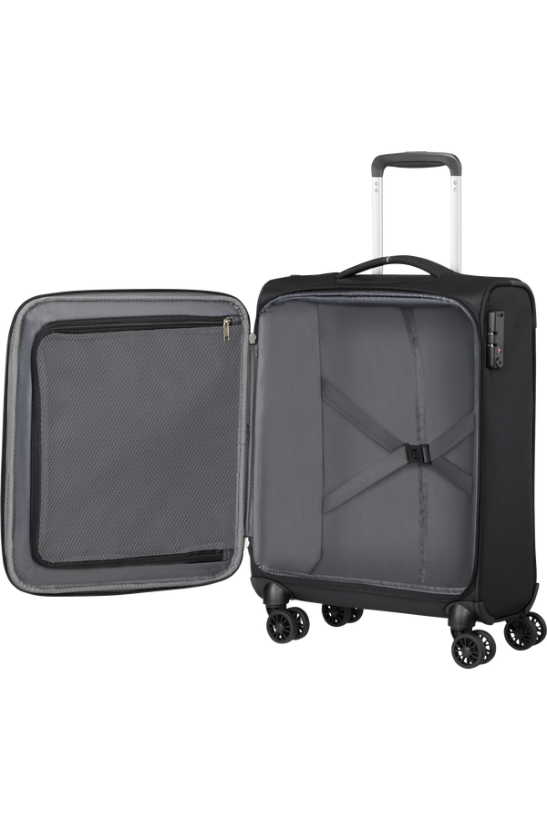 American Tourister Crosstrack Spinner 55cm  Czarny/Szary