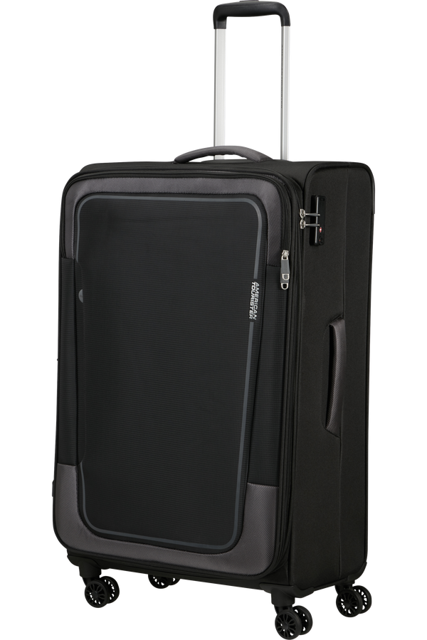 American Tourister Pulsonic Spinner Expandable 81cm  Asphalt Black