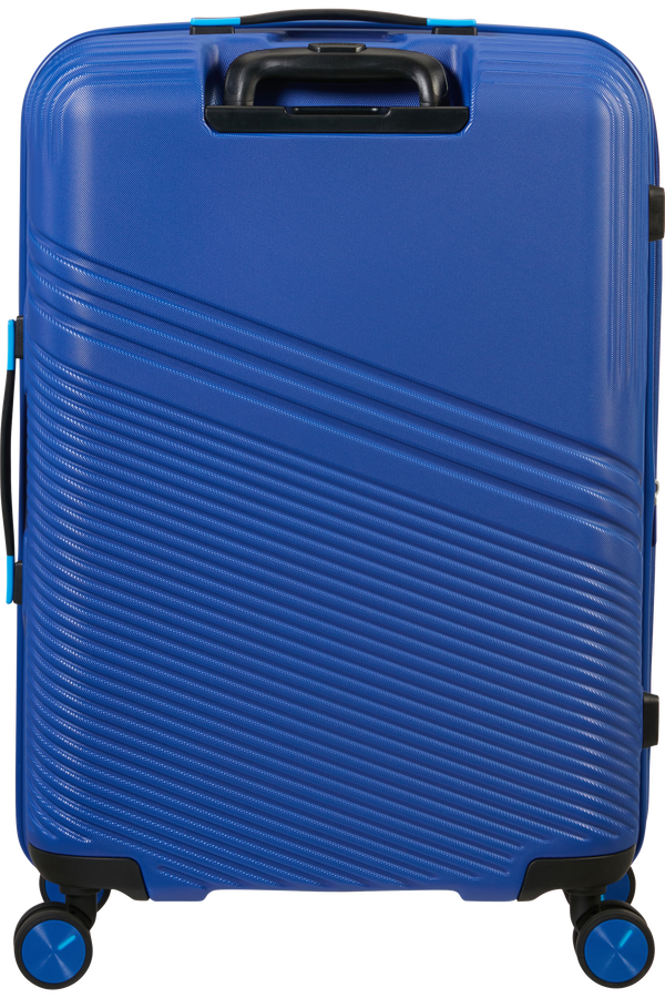 American Tourister Triple Trace Spinner TSA Expandable 67cm  Granatowy/Niebieski