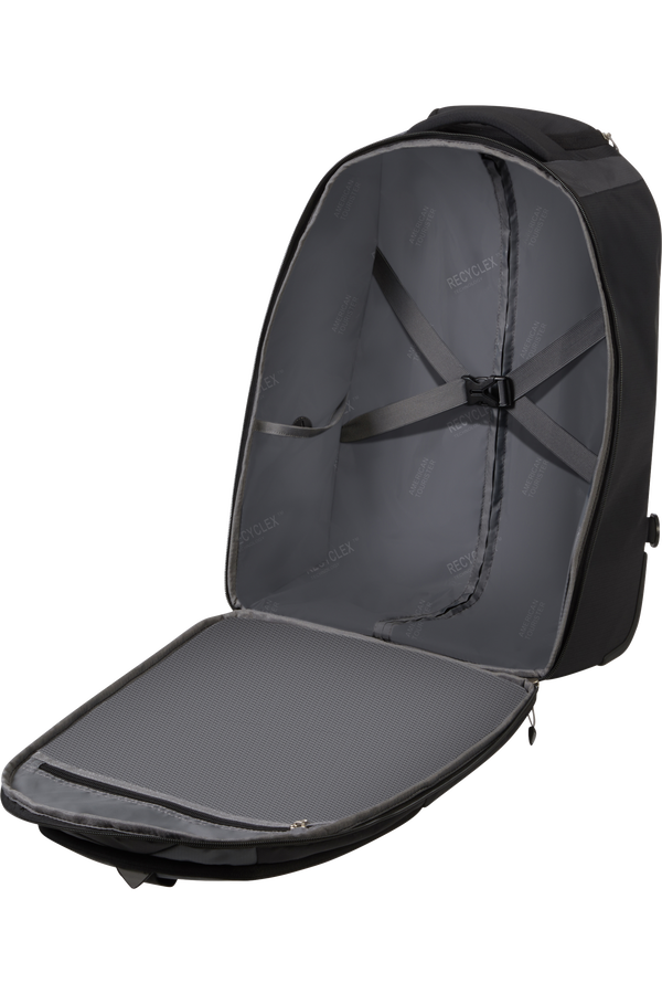 American Tourister Fast Route Laptop Backpack with Wheels Sporty 15.6'  Czarny/Szary