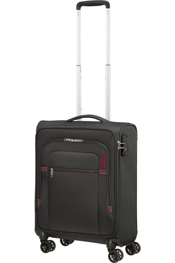 American Tourister Crosstrack Spinner 55cm  Szary/Czerwony