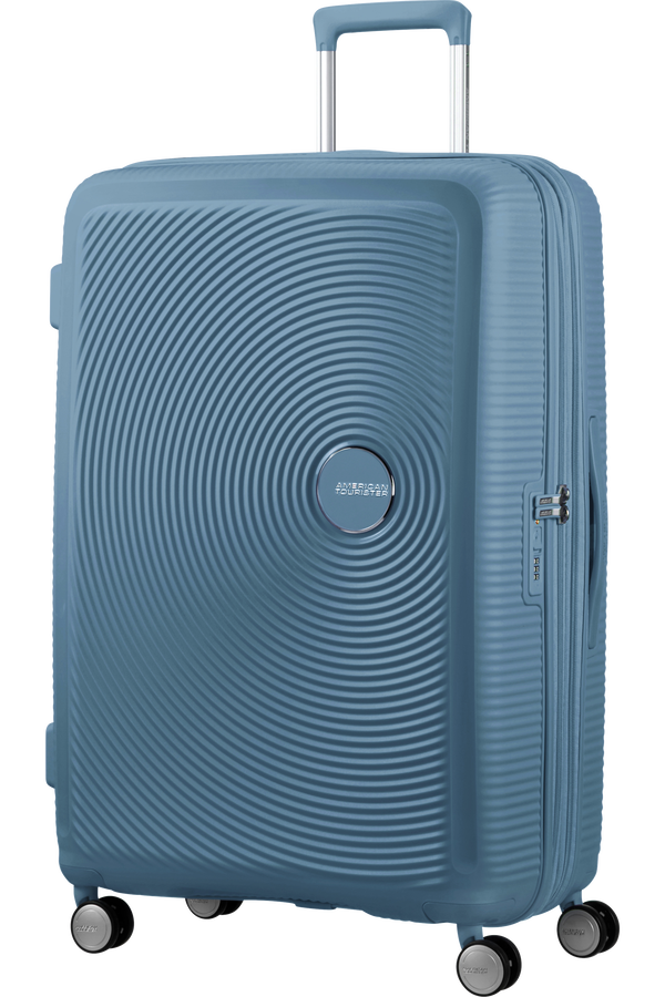 American Tourister Soundbox Spinner Expandable 77cm  Stone Blue American Tourister Soundbox Spinner Expandable 77cm  Stone Blue