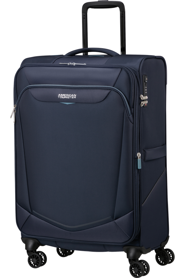 American Tourister SummerRide Spinner M EXP TSA 69cm Navy American Tourister SummerRide Spinner M EXP TSA 69cm Navy