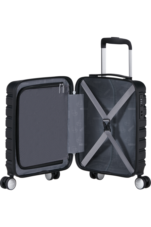 American Tourister Flashline Spinner Underseater Removable Wheels 45cm  Shadow Black