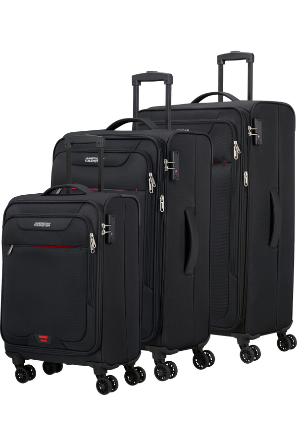 American Tourister Street Roll 3 Pc Set B  Czarny