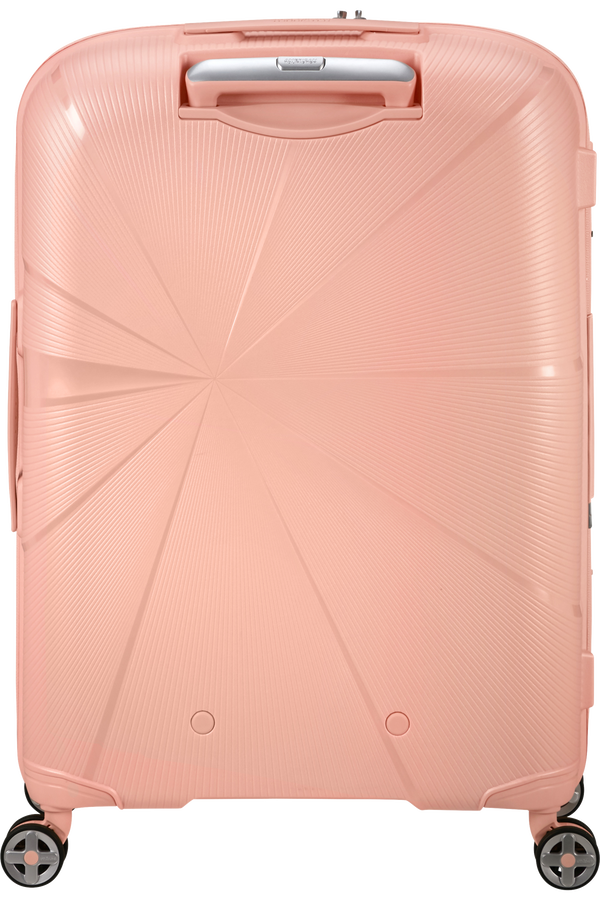 American Tourister StarVibe Spinner Expandable TSA 67cm  Metallic Peach