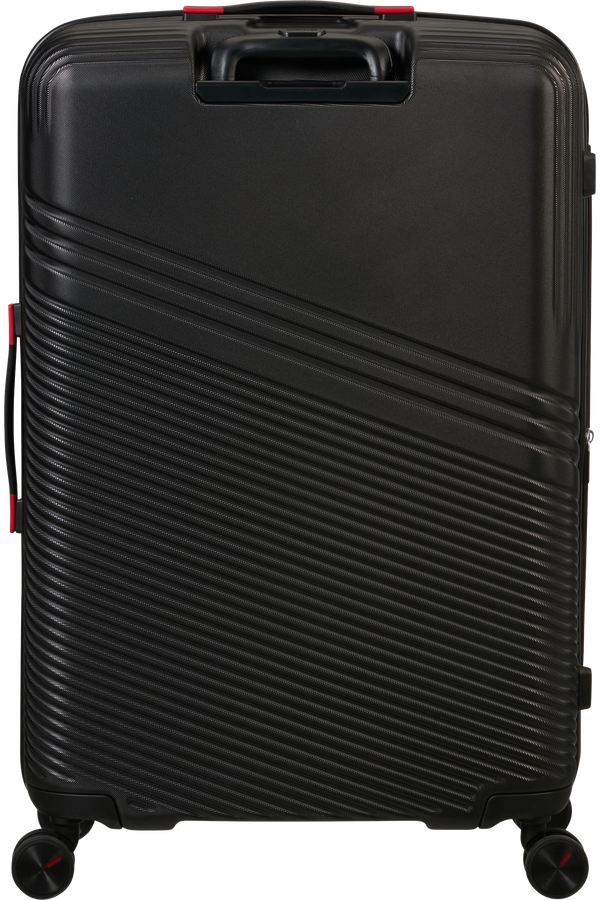 American Tourister Triple Trace Spinner TSA Expandable 76cm  Black/Red