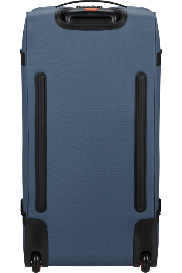 American Tourister Urban Track Duffle with Wheels Coated L  Navy/Orange