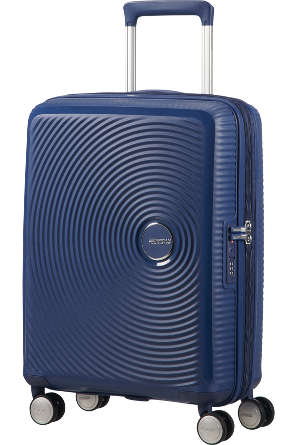 American Tourister Soundbox Spinner poszerzany 55cm Głęboki Grafit