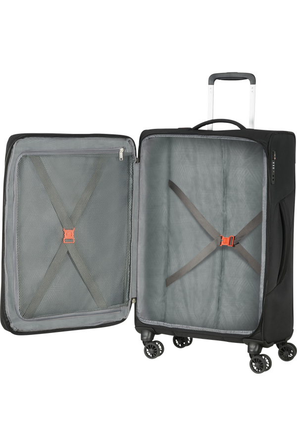 American Tourister Summerfunk Spinner Exp TSA 67cm  Czarny American Tourister Summerfunk Spinner Exp TSA 67cm  Czarny