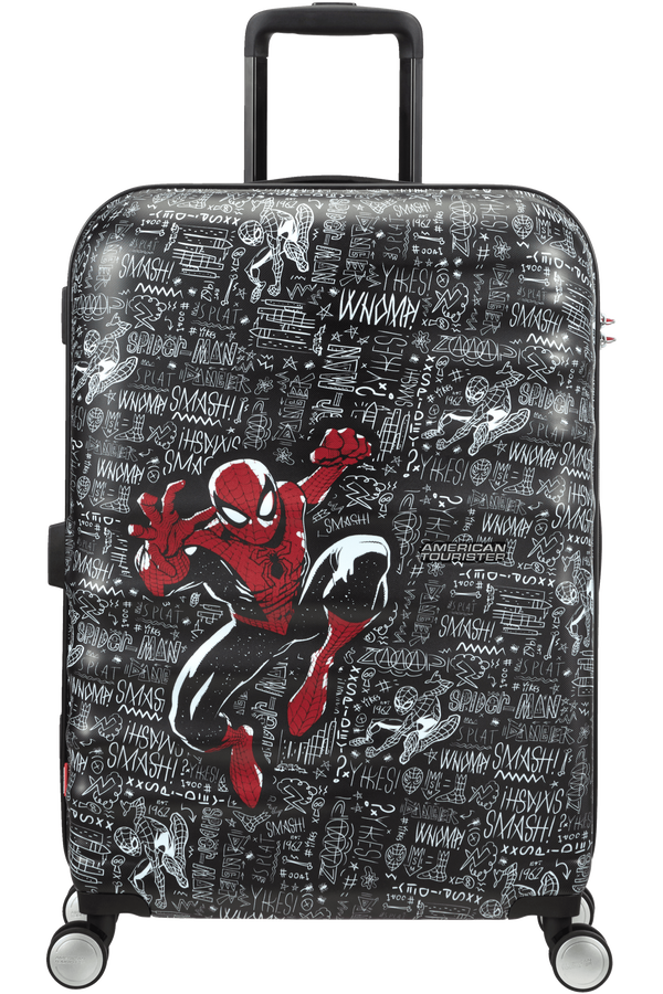 American Tourister Wavebreaker Disney Spinner 67cm  Spiderman Sketch