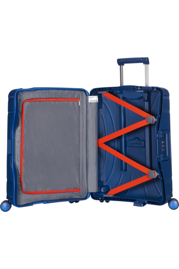 American Tourister Lock'n'Roll Spinner 55cm 40x55x20cm niebieski morski