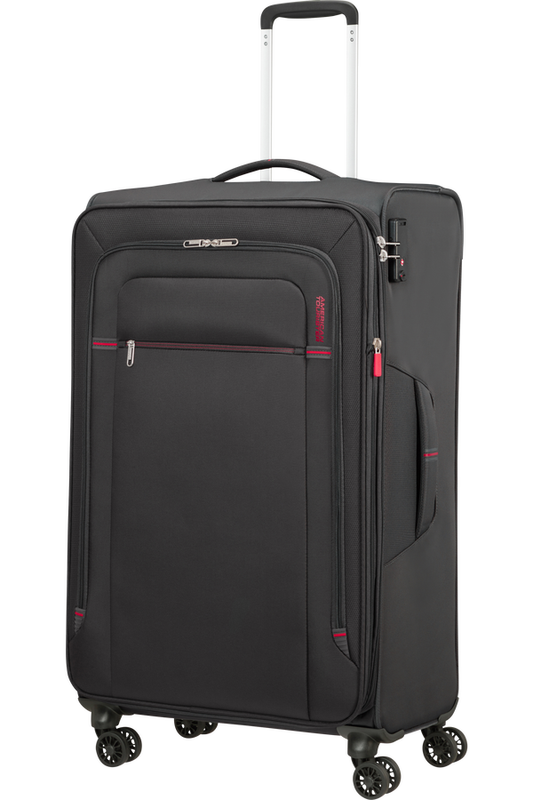 American Tourister Crosstrack Spinner Expandable 79cm  Szary/Czerwony