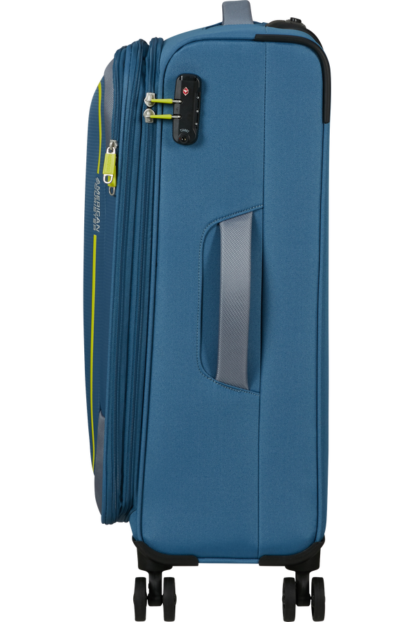 American Tourister Pulsonic Spinner Expandable 68 cm  Coronet Blue American Tourister Pulsonic Spinner Expandable 68 cm  Coronet Blue
