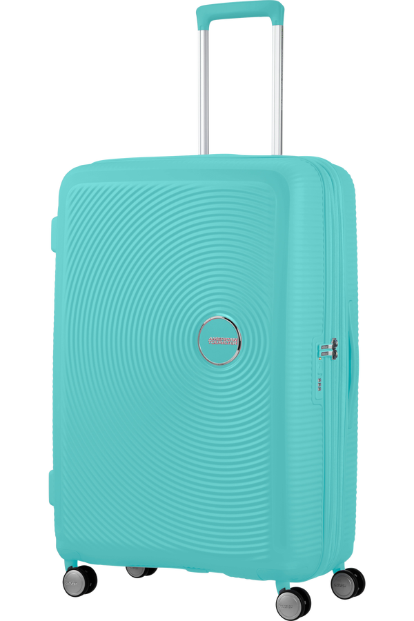 American Tourister Soundbox Spinner TSA Expandable 77cm  Poolside Blue