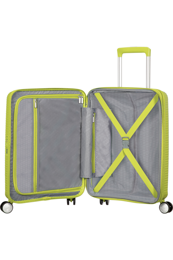 American Tourister Soundbox Spinner poszerzany 55cm Tropical Lime