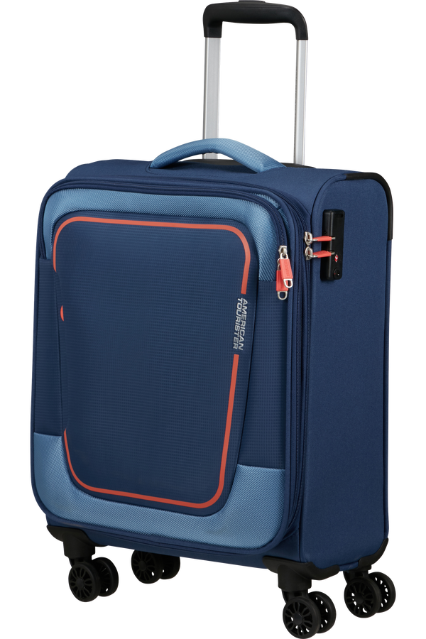 American Tourister Pulsonic Spinner Expandable 55cm  Combat Navy