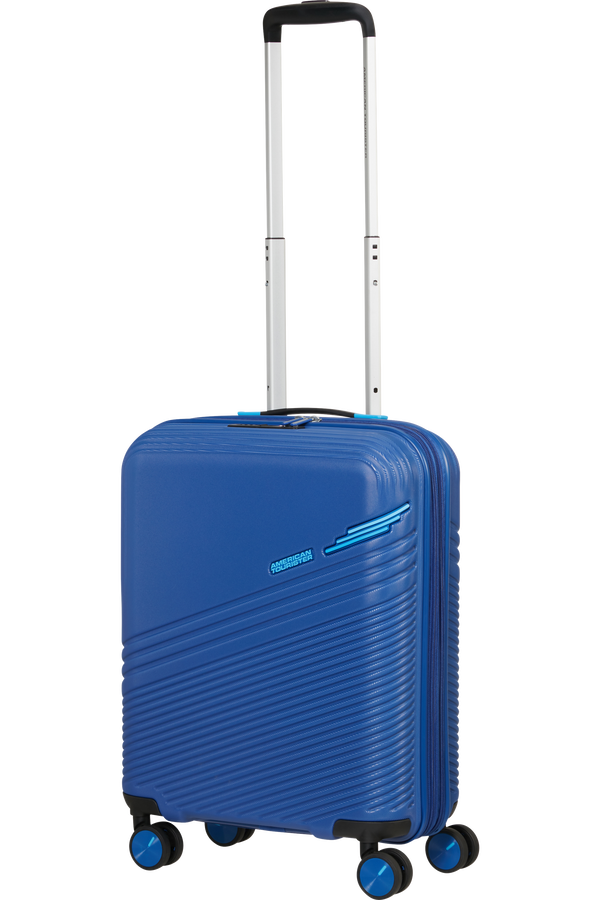 American Tourister Triple Trace Spinner TSA Expandable 55cm  Granatowy/Niebieski