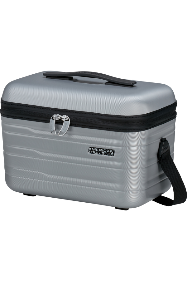 American Tourister Flashline Beauty Case  Sky Silver American Tourister Flashline Beauty Case  Sky Silver