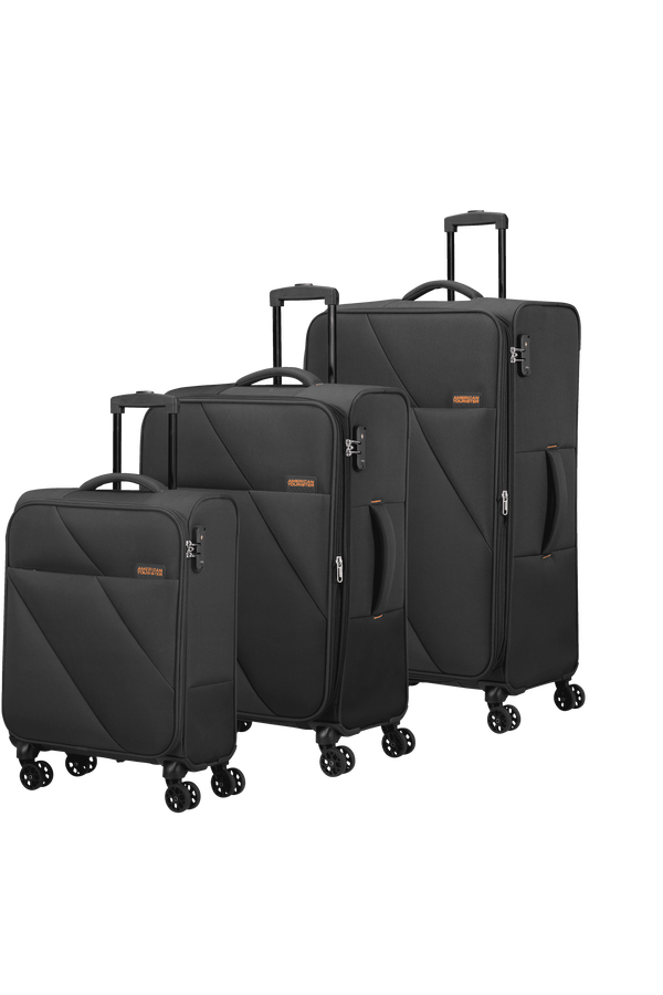 American Tourister Sun Break 3 PC SET A  Czarny
